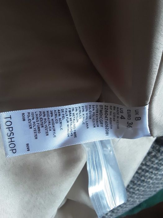 Płaszcz płaszczyk Topshop