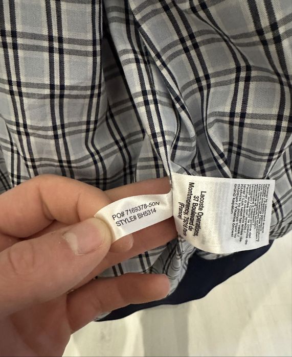 Куртка  lacoste  харік харінгтон