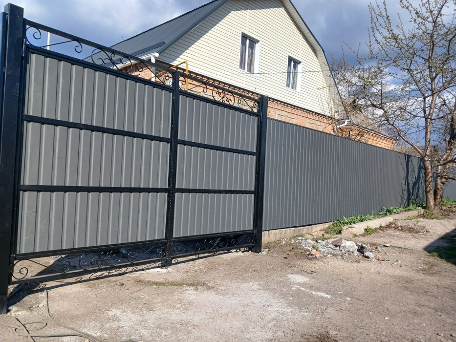 Установлюєм паркани, ворота,хвіртка під ключ