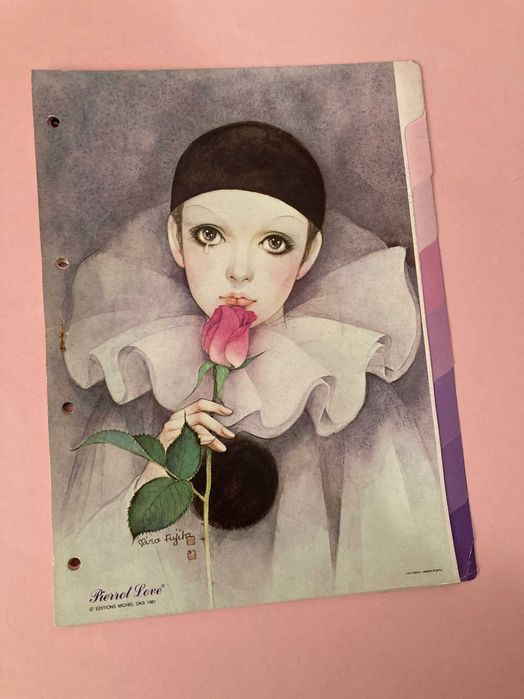 Conjunto de Separadores para Dossiers Escolares Pierrot Love Ambar