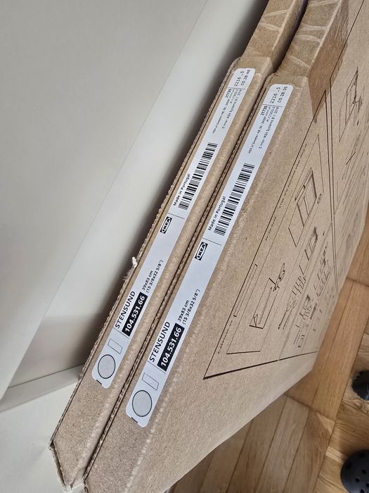 Stensund 39x83cm  ikea panel maskujący szary