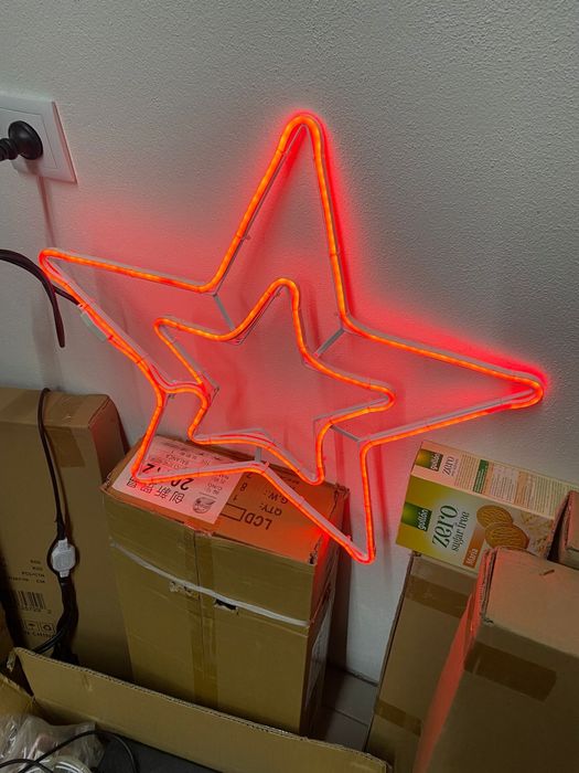 Estrela de natal led