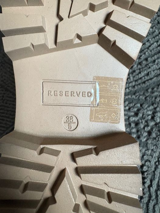 Botki sztyblety buty zamszowe Reserved 38