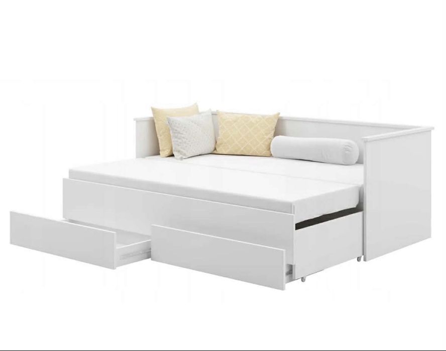 lozko rozkladane z szufladami