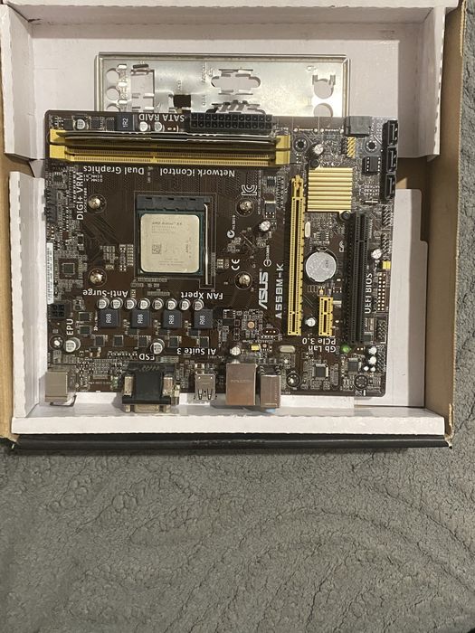 КОМПЛЕКТ - Asus A558M-K , amd athlon x4 740, ddr3 8gb