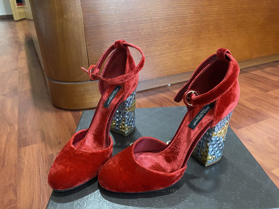 Buty na obcasie damskie Dolce & Gabbana