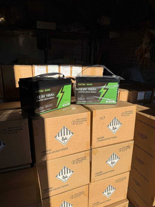 Акумулятор LiFePo4 Datou boss 12V, 24V, 48V, 50/100/200/300A аккумулятор lifepo4, eve, опт, оптом, літій, літієвий, литий, литиевый, Smart BMS, акб