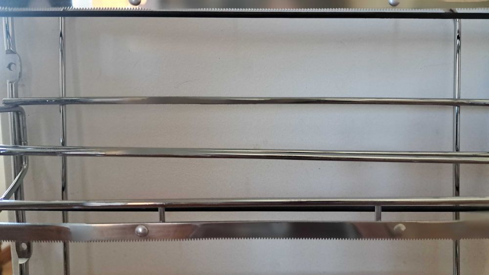 Suporte de rolos de cozinha - Inox