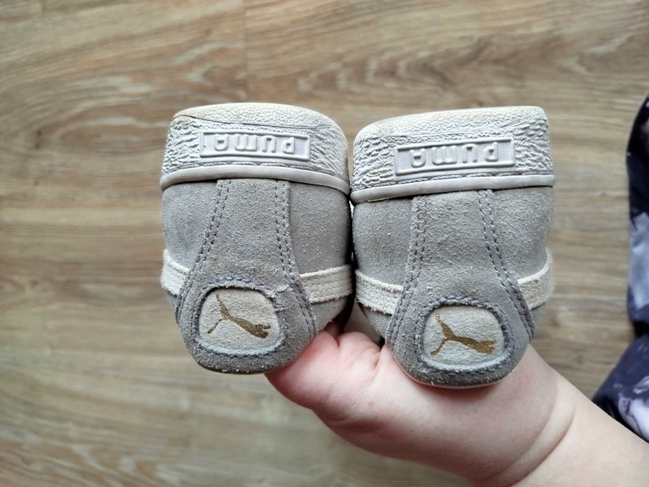 Szare trampki puma suede