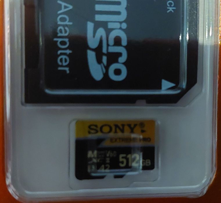Карта памяти  Sony 512 Gb Extreme Pro micro sd memory card