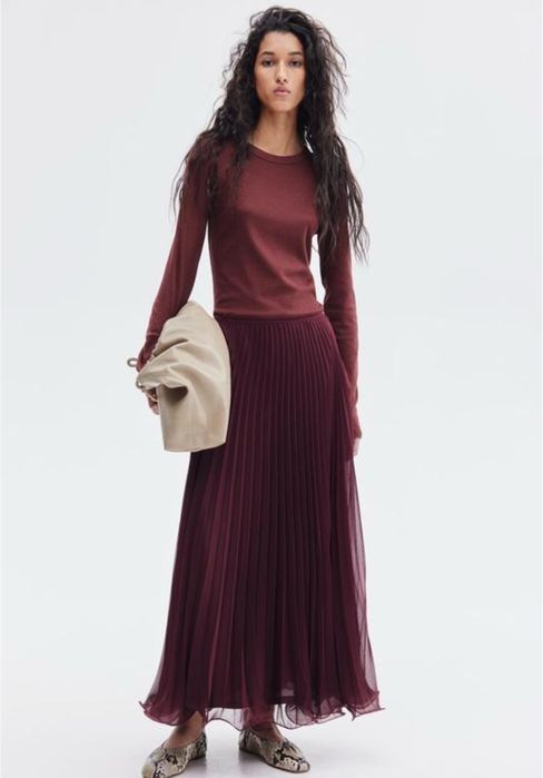 Лонгслів H&M бордо