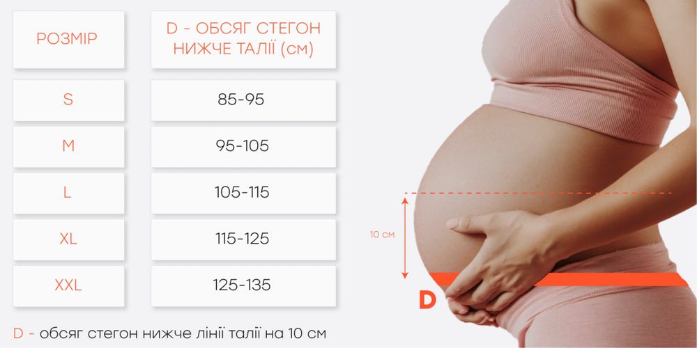 Бандаж для вагітних Aurafix AO-27 розмір S