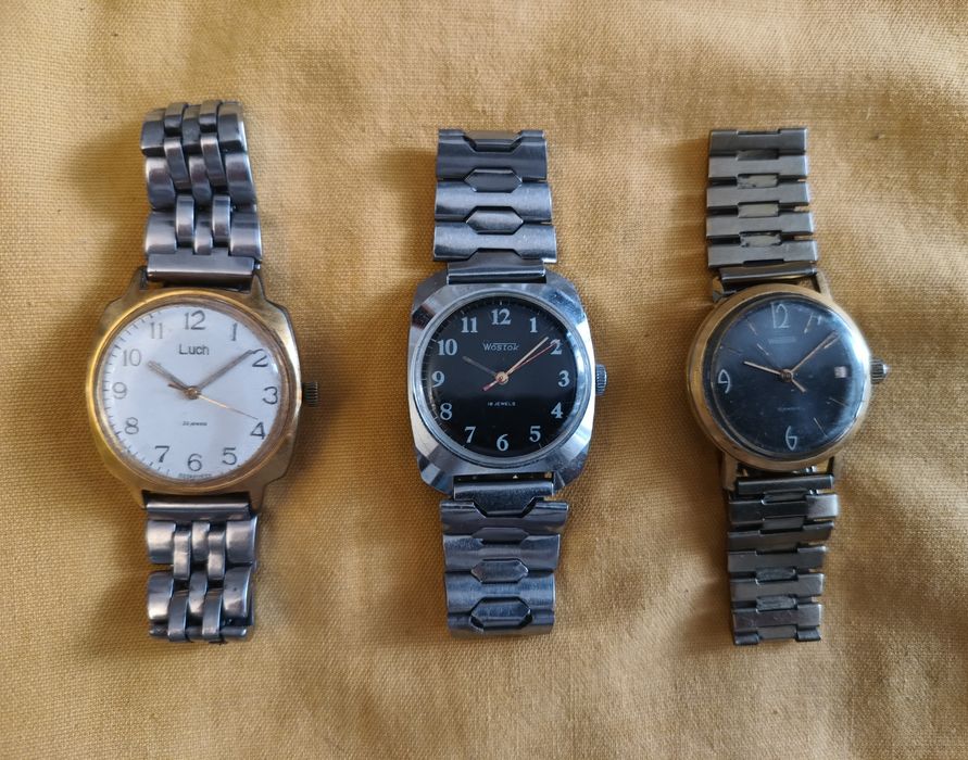 Часы наручные механические Luch/Луч. Wostok/Восток. Casio. Q&Q. Quartz