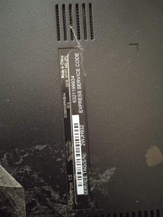 Ноутбук dell impression 15 разборка на детали