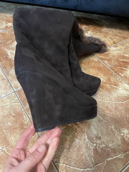 Ботфорди  зимові високі