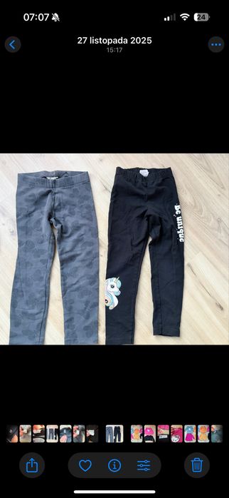 Spodnie dla dzieczynki 7 lat H&M