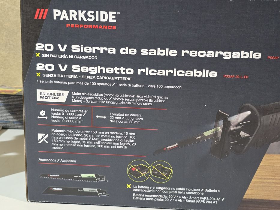 Serra sabre 20v performance