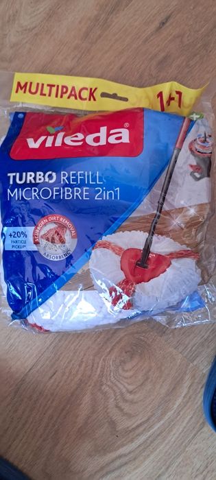 Wkłady Vileda Turbo 2w1 4 szt 2 razy 2 sztuk w opakowaniu i