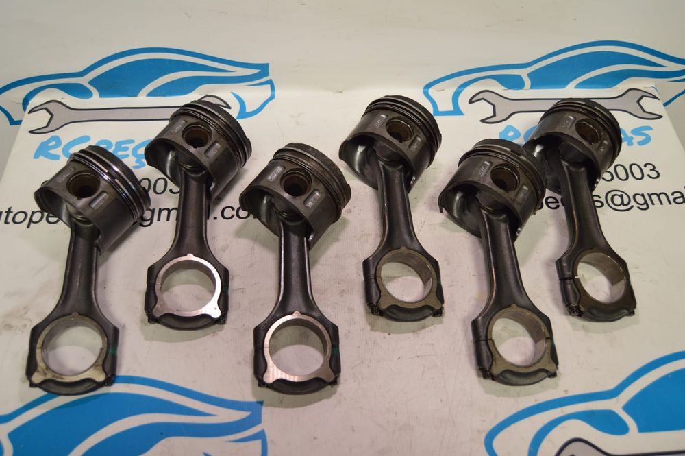 PISTÃO PISTÕES PISTON PISTONS BIELA BIELAS MOTOR OM602982 602982