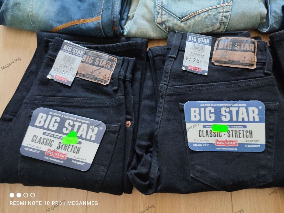 Big Star spodnie Premium jeans unisex męskie S M L