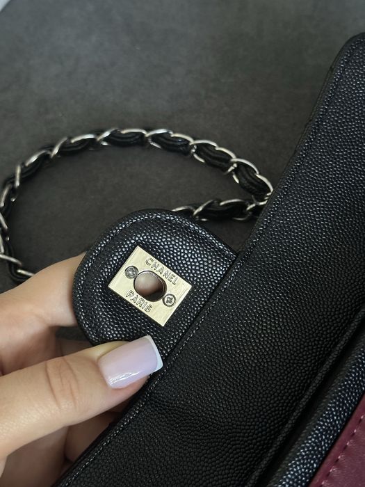 Сумка шкіряна Chanel Classic 2.55 Medium Double Flap, шанель