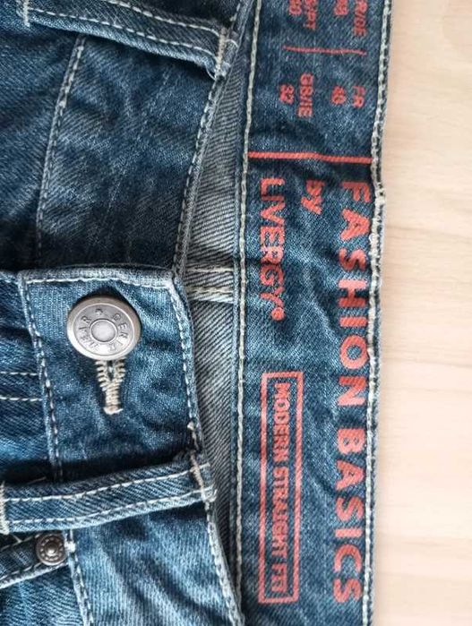 Livergy męskie szorty jeansowe Modern Staight Fit rozm.48