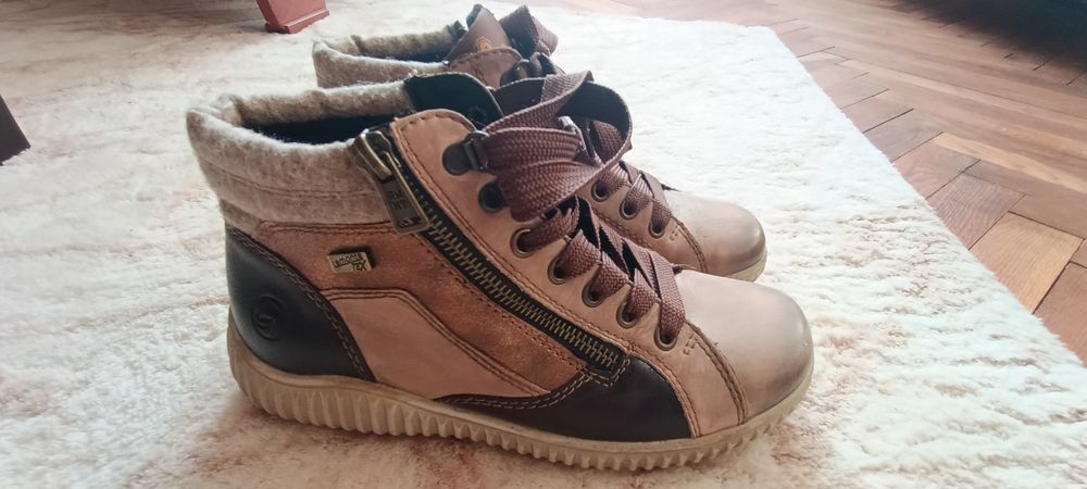 Buty damskie snekarsy wysokie REMONTE 37