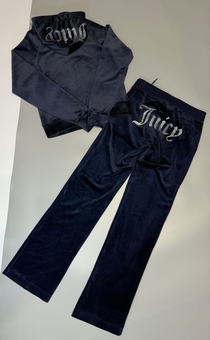 Велюровий костюм Juicy Couture новий оригінал темно синій S