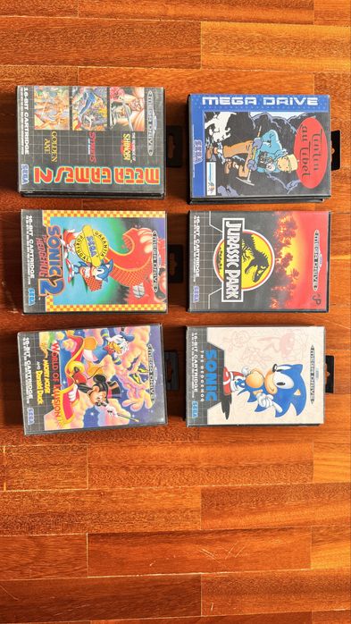 Consola e Jogos Mega Drive