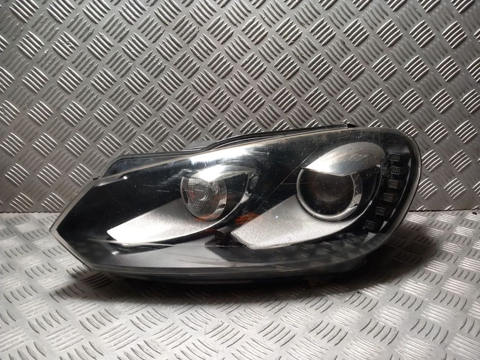 VW GOLF VI LAMPA REFLEKTOR LEWA PRZEDNIA LEWY PRZÓD XENON LED USZKODZONA