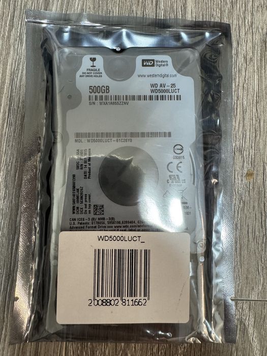 HDD/ жорсткий диск/ Вінчестер для ноутбука та ПК