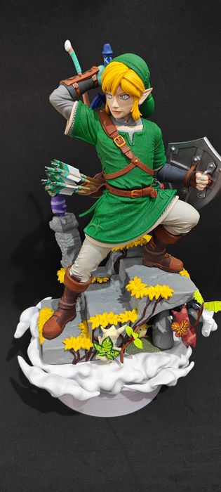 Diorama do link do zelda