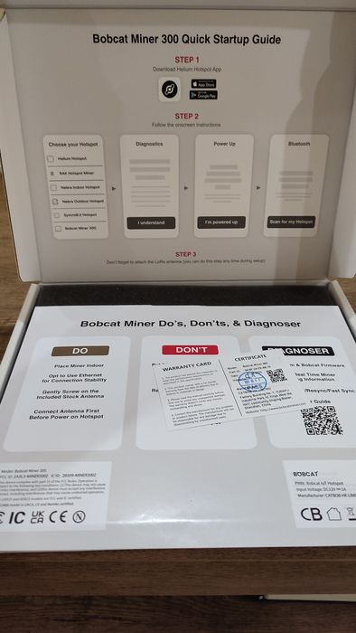 Helium Bobcat Miner 300 Хелиум Hotspot HNT майнер