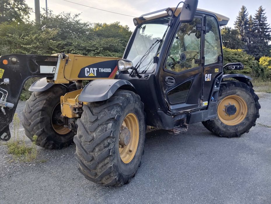 ładowarka teleskopowa caterpillar TH 408 D ROK 2019 silnik perkins 6770 mtg  sprowadzona w orginale