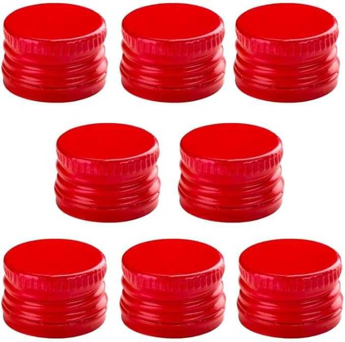 Zakrętki do butelek, różne kolory 28mm/18mm - 100 sztuk