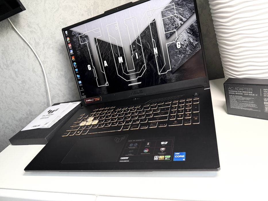 Asus Tuf F17/2025/i5-12th/RTX3050-4GB/144hz/16GB/512GB.