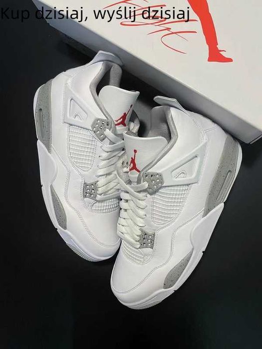 AutentycznyButydokoszykówkiJORDAN4RetroWhiteOreonoweunisex:40