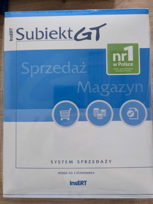 InsERT Subiekt GT licencja 3 stanowiska PC BOX - dla klienta końcowego