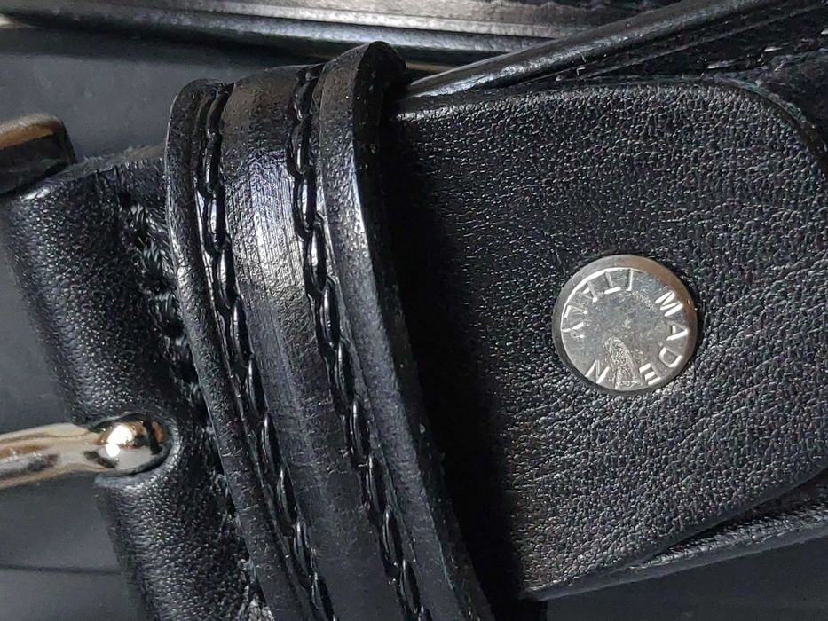 Мужской кожаный ремень MAX MORETTI