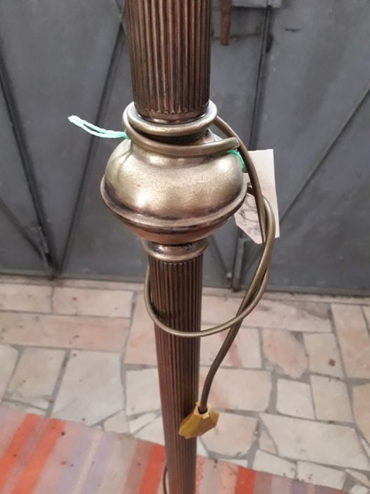 Candeeiro Alabastro de pé alto