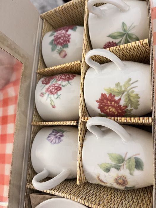 Chavenas cafés Delta - coleção Porcelanas Costa Verde
