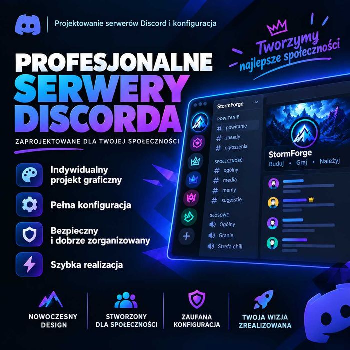 Tworzenie serwerów discord