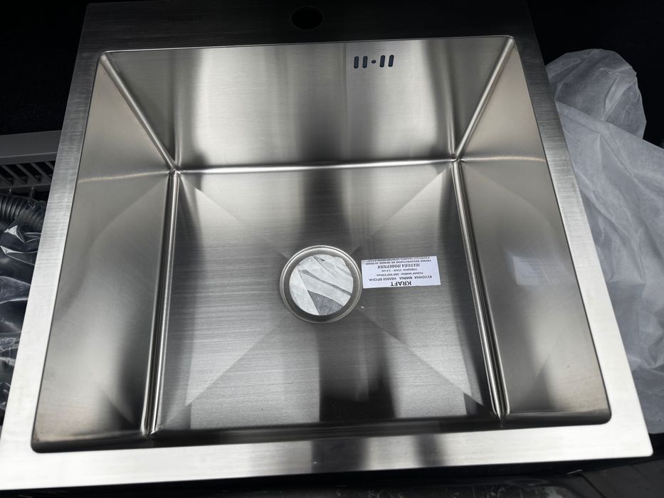 Мойка для кухни врезная Kraft Handmade