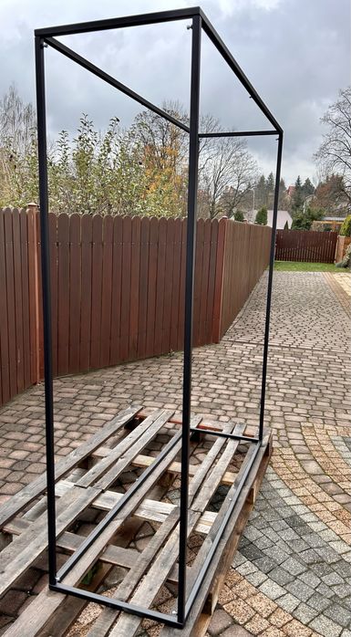 Stelaż kolumna tło ścianka ramka sześcian składana 2w1