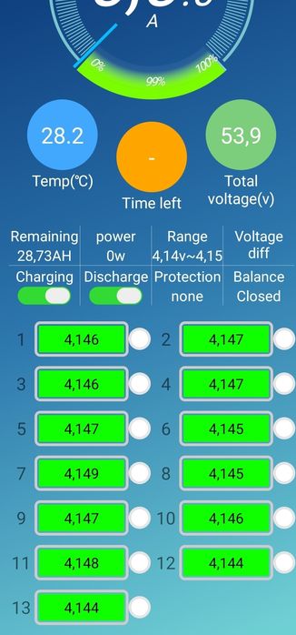 Акумулятор/батарея для самоката 48v 30Ah SmartBMS