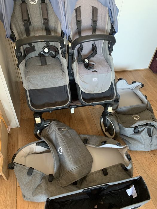 Wózek dziecięcy podwójny bliźniaczy / rok po roku Bugaboo Donkey duo 2