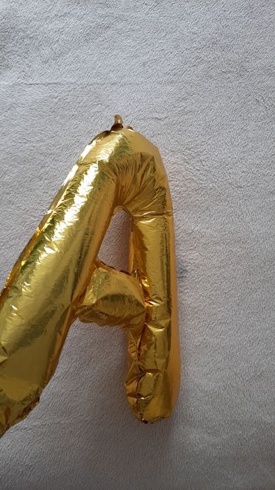 Balon złota litera A