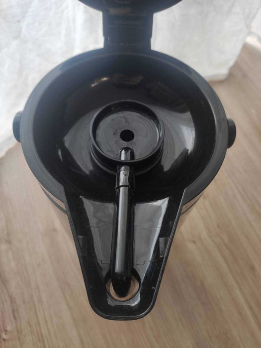 THERMOS termos z pompką / dzbanek termiczny 1,9L - stal, wkład szklany