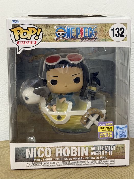 Фігурка Funko Pop Rides «Nico Robin with Mini Merry II» One Piece No132 Summer Convention 2025