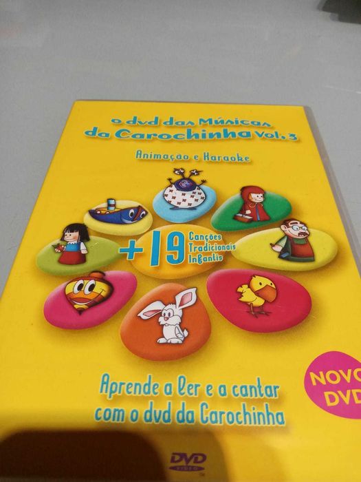 7 DVDs Disney em ótimo estado